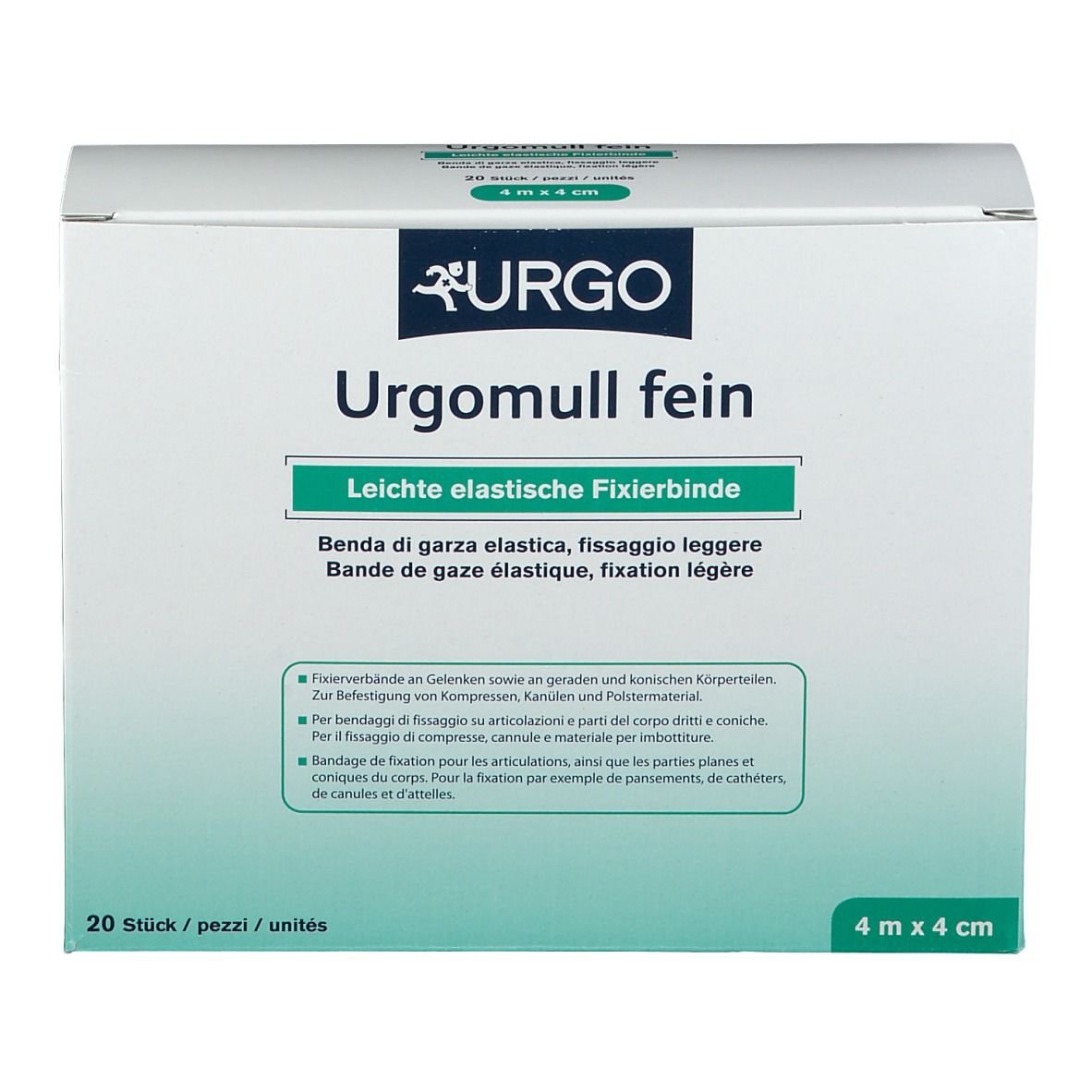 URGOmull fein 4 m x 4 cm