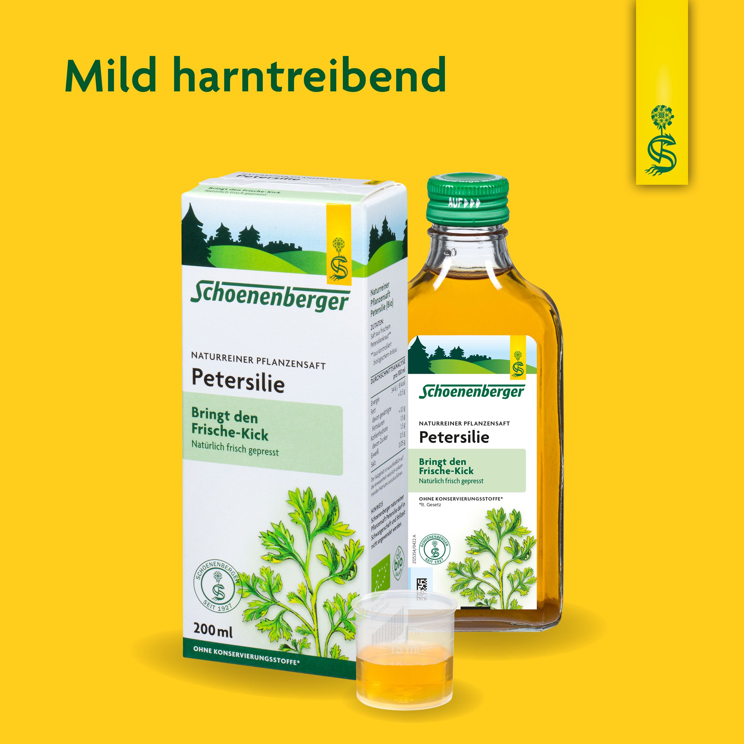 Schoenenberger® naturreiner Pflanzensaft Petersilie