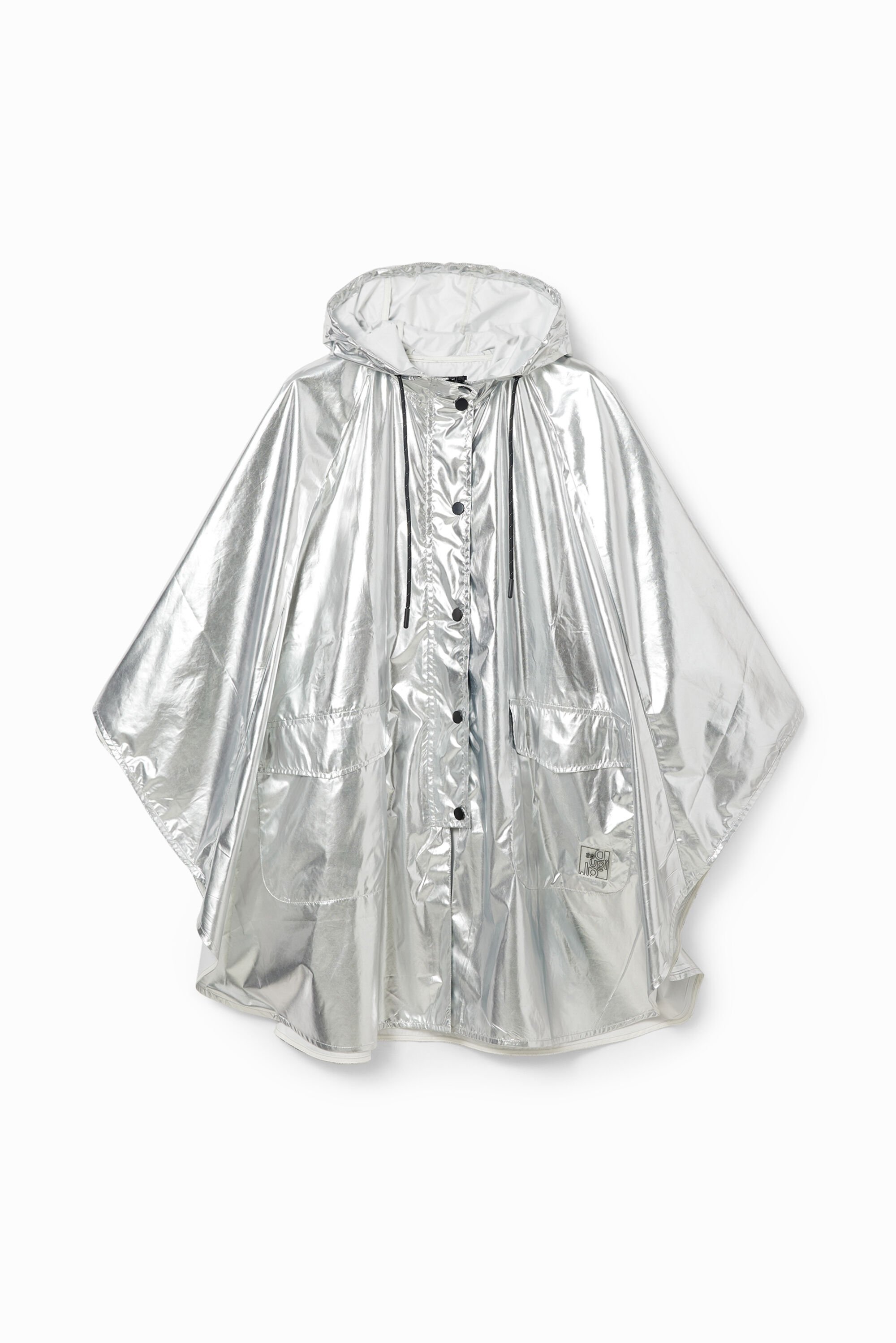 Imperméable lamé métallisé