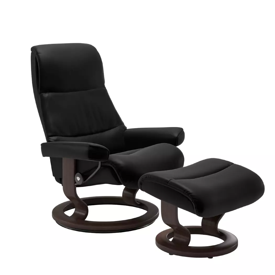 Sessel mit Hocker View Classic