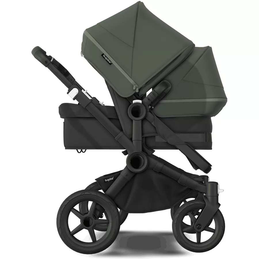bugaboo Geschwisterwagen Donkey 5 Duo Complete BlackForest Green