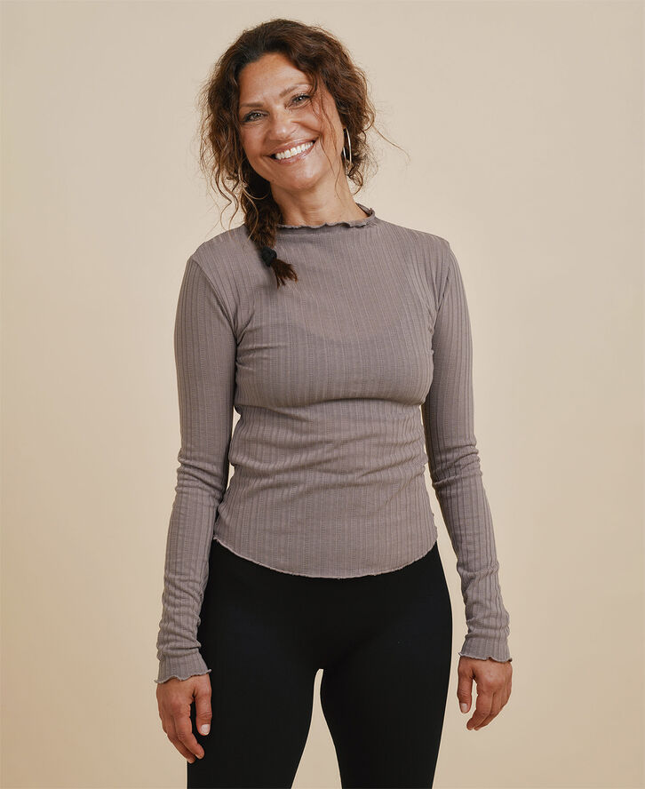 Cartel Copenhagen Powder Long-sleeve Top - Hazel Lysebrun