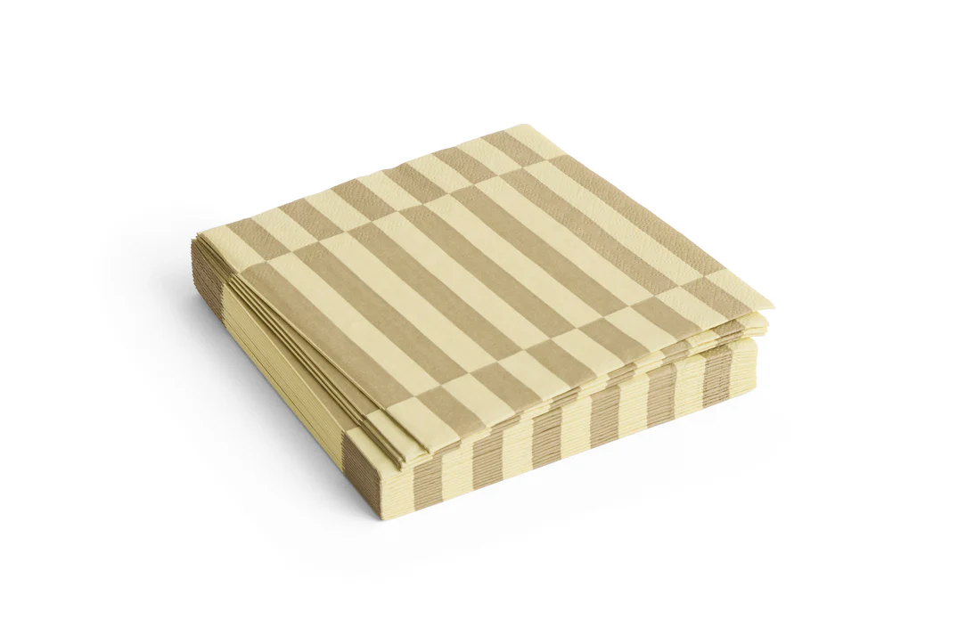 HAY  Pattern servietter, creme/sand - 33x33 cm.