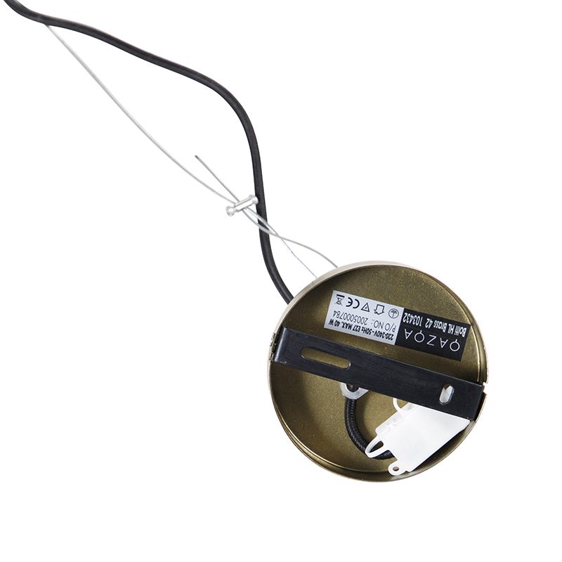 Moderne hanglamp messing 42 cm - Bolti