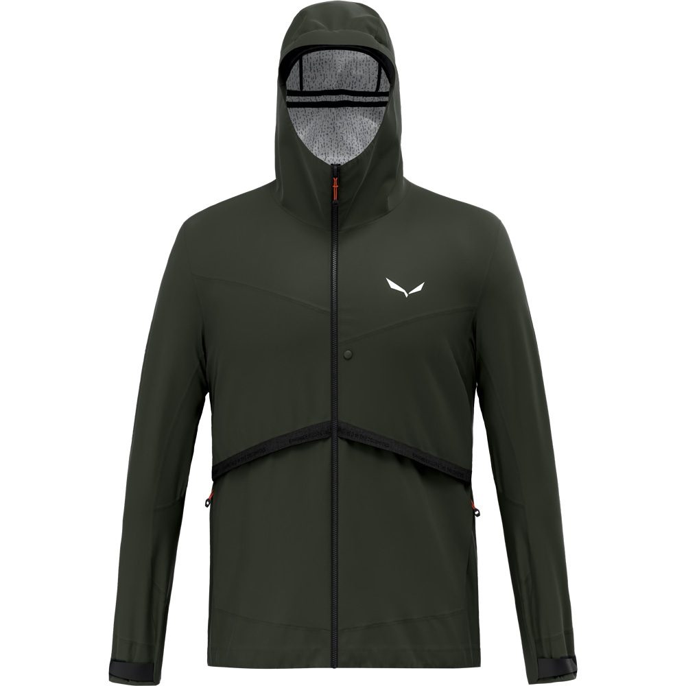 SALEWA Puez PTX Hybrid-Softshelljacke Herren dark olive