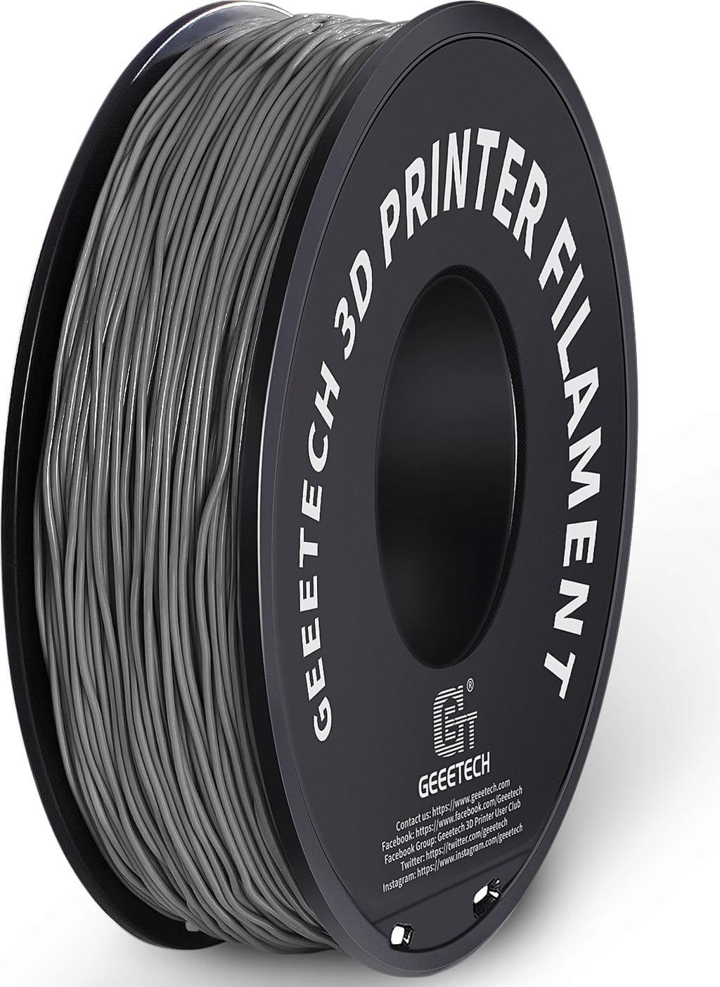 GEEETECH  TPU Grey, 1,75 mm / 1000 g    Weiches TPU-Material mit hoher Flexibilität & Belastbarkeit in Grey