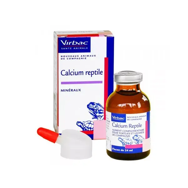 Cálcio Virbac para Répteis 24ml