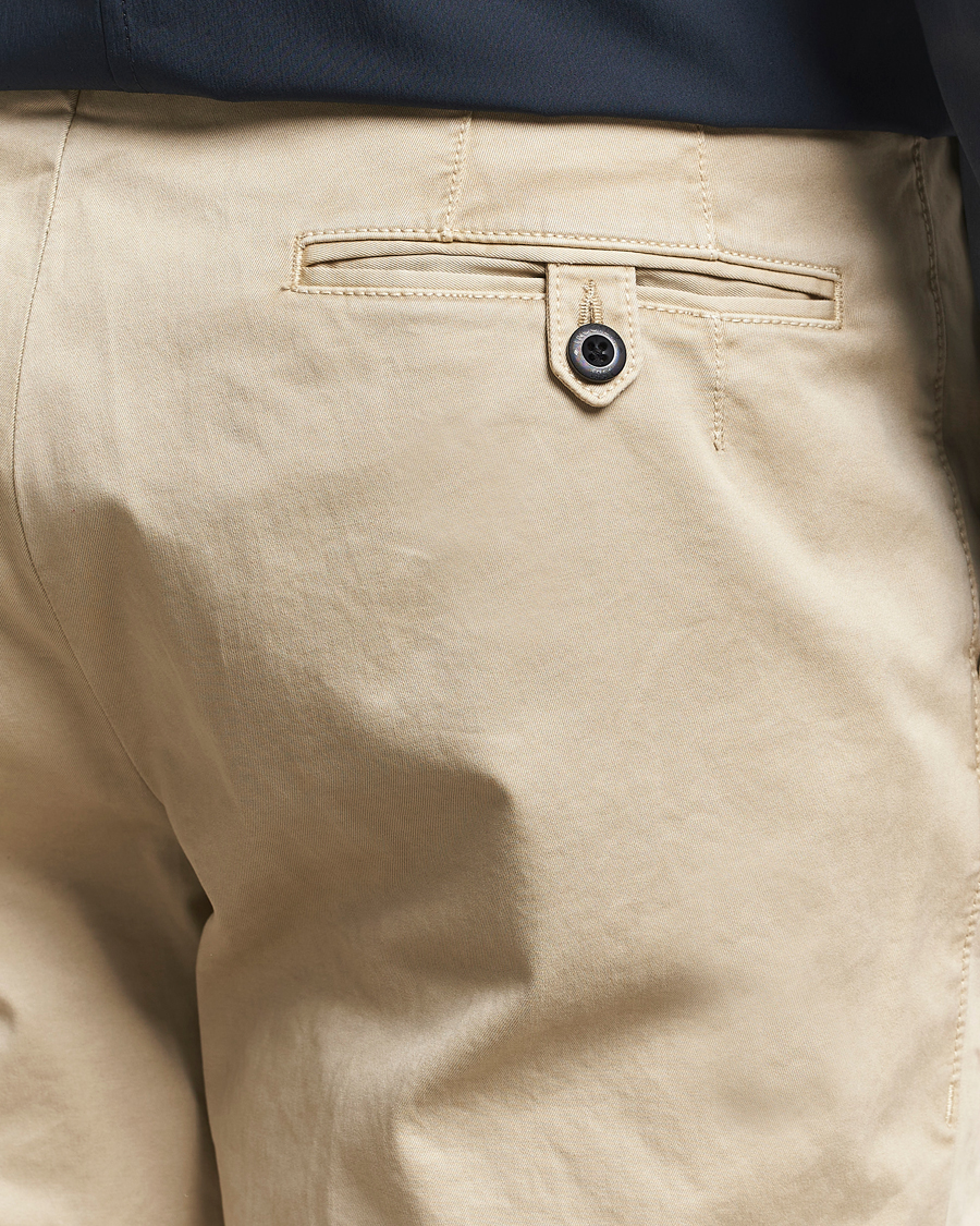Incotex Tapered Fit Pleated Slacks Light Beige