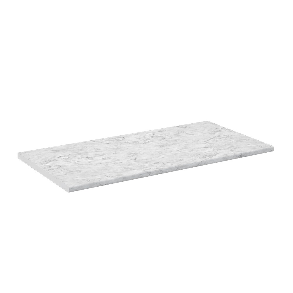 Vicco Küchenarbeitsplatte R-Line Marmor Weiß 120 cm