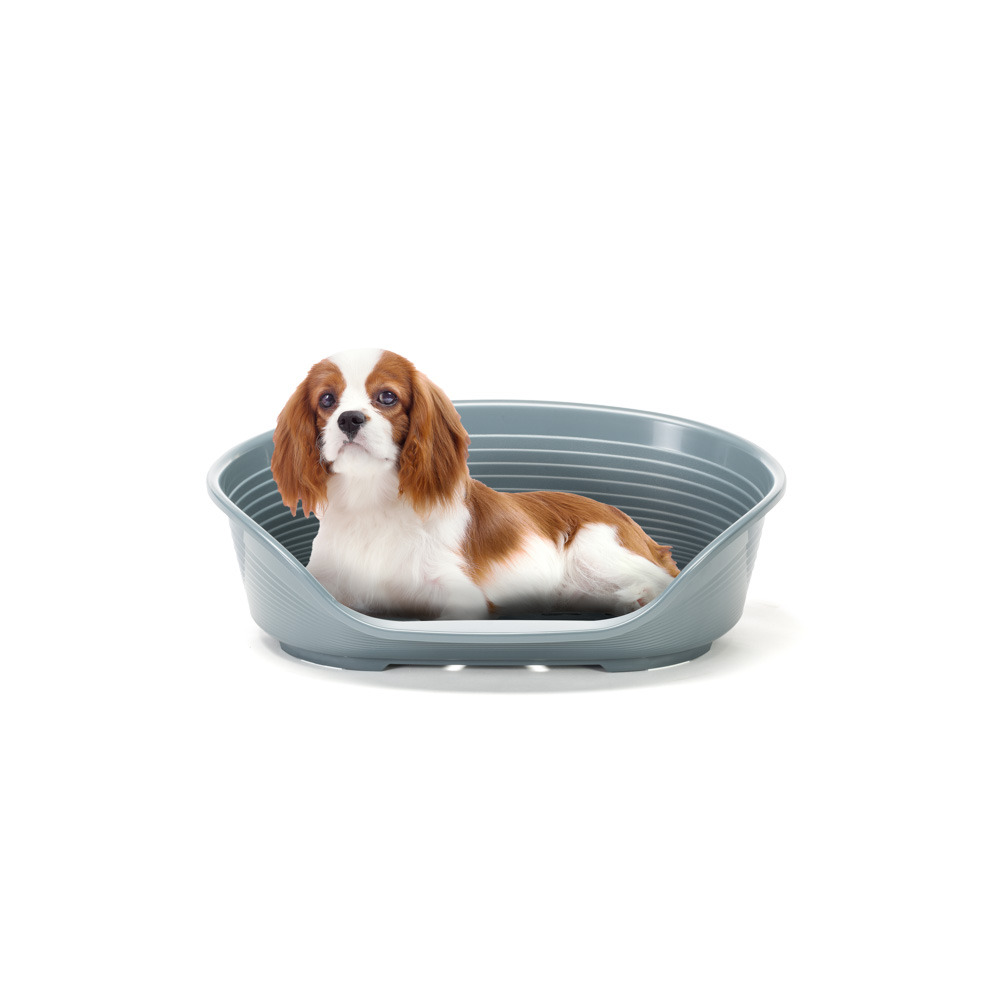 Ferplast panier chien et chat en plastique siesta deluxe 6, lit pour chien et chat, niche chien intérieur, panier pour chiens et