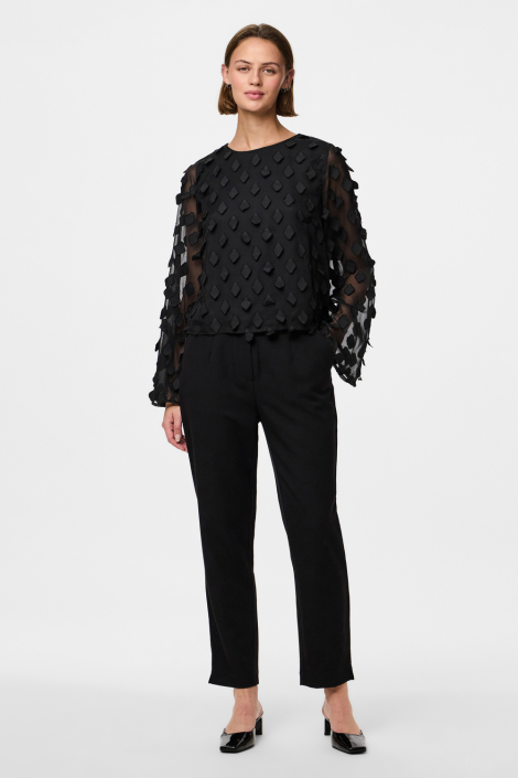Pieces zwarte dames blouse