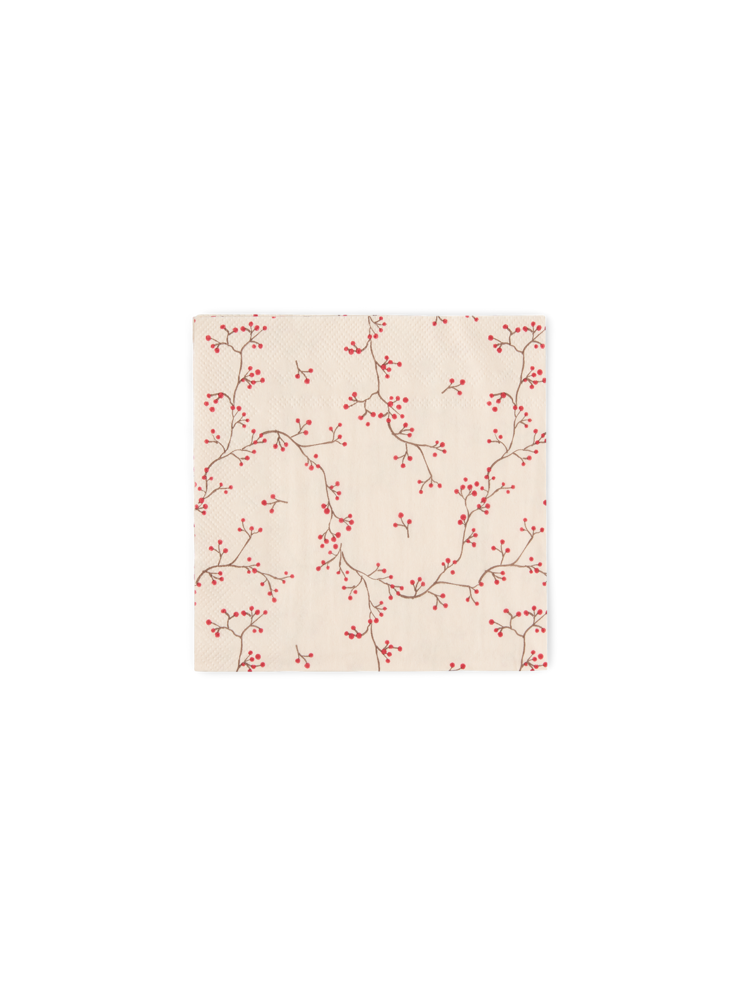 Servietter 25 x 25 | Papir. 25 x 25 cm. 20 stk. | Red, Off White