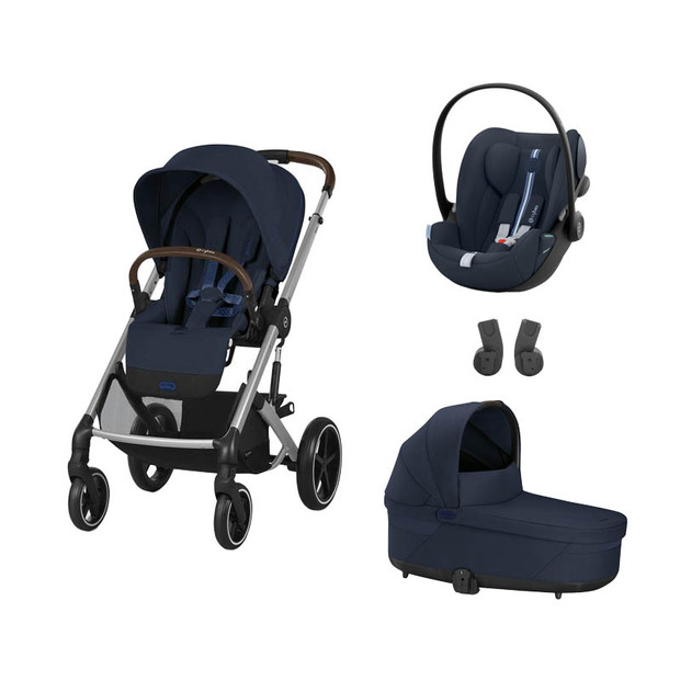 POUSSETTE TRIO Balios S Lux SLV + Cloud G I-Size + Nacelle Ocean Blue - CYBEX