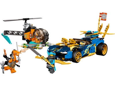LEGO Jay en Nya’s racewagen EVO (71776)