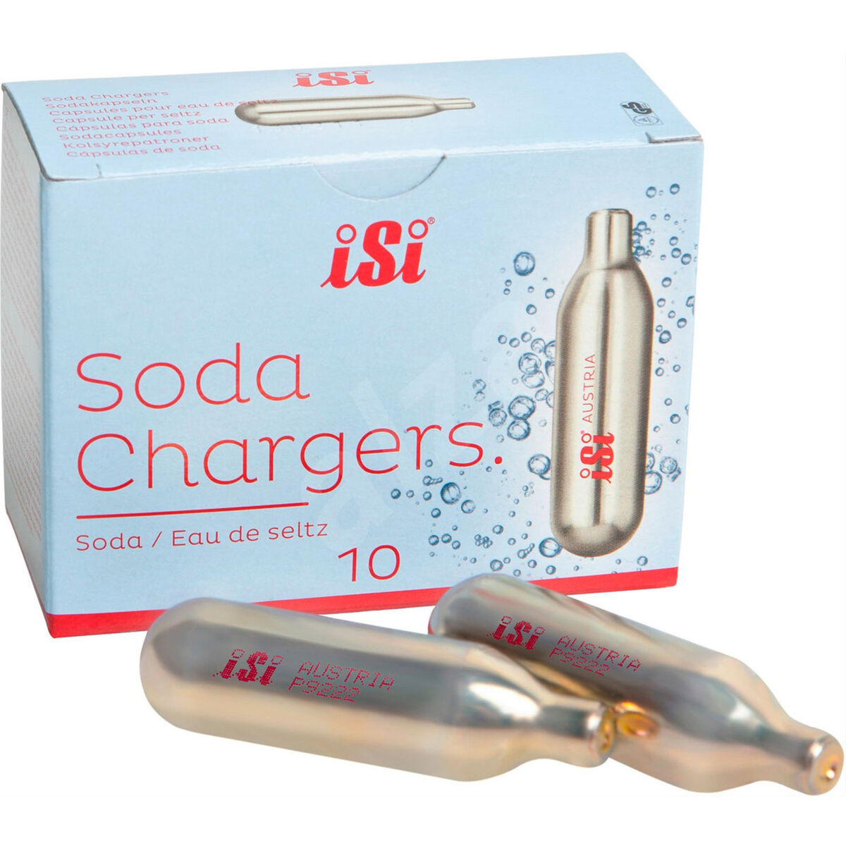 CO2-Patroner for Sodasifoner 10 stk per eske