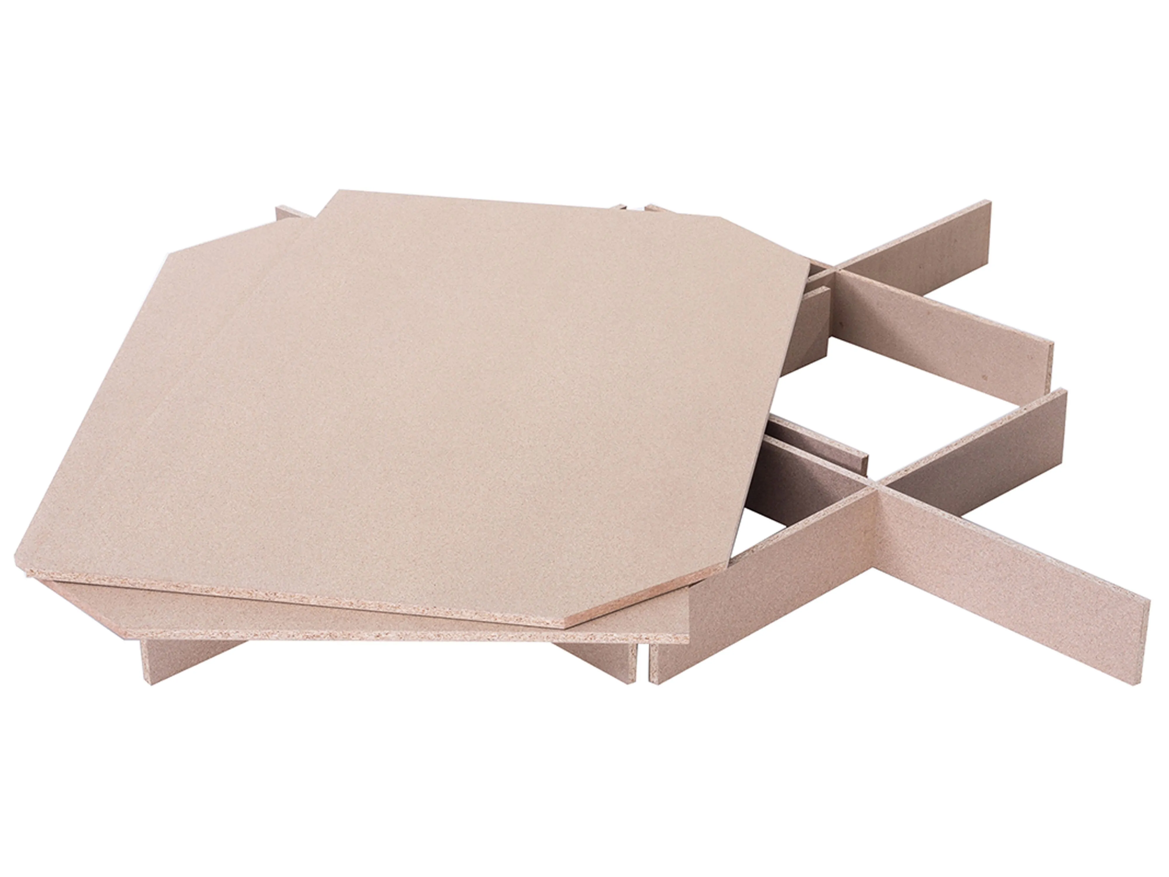 Waterbed Stof BAJONNA 180 x 200 cm Lichtgrijs
