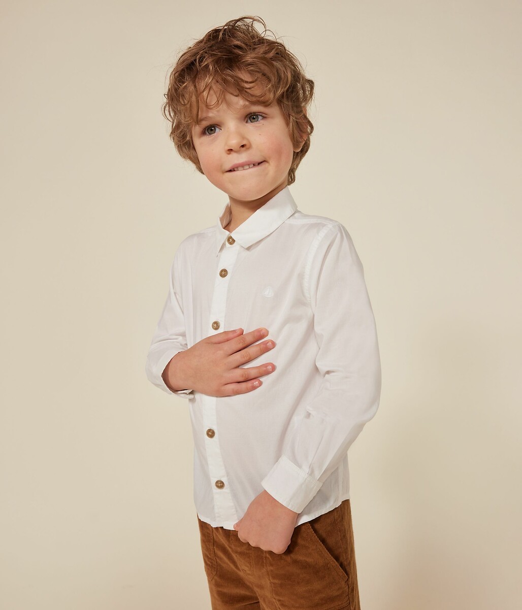 PETIT BATEAU<br>Calças retas de veludo