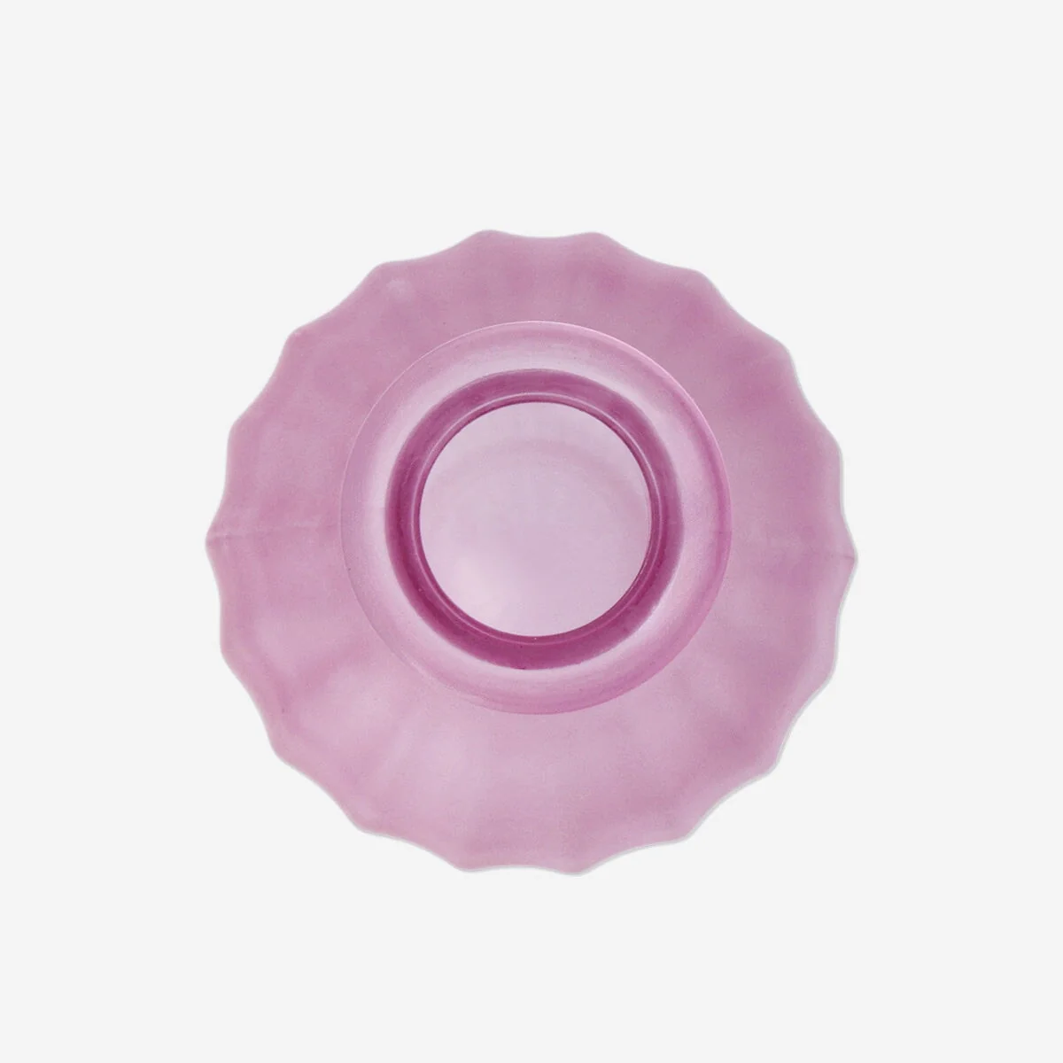 Vase med frostet rosa finish