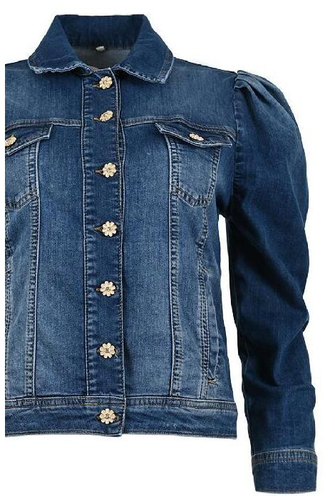 Dnm pure blauwe dames jas