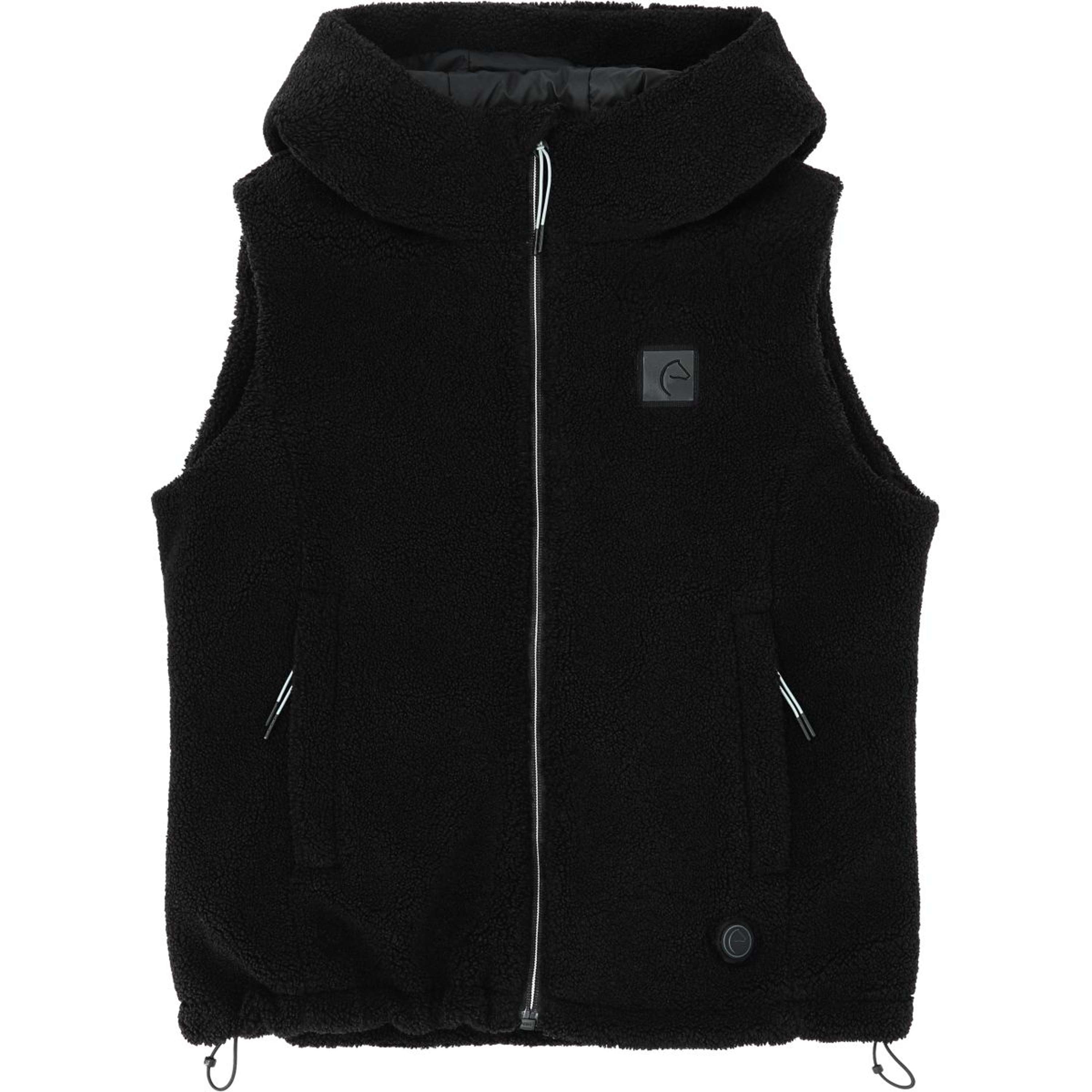 EQUITHÈME Verwarmde Bodywarmer Valery Zwart