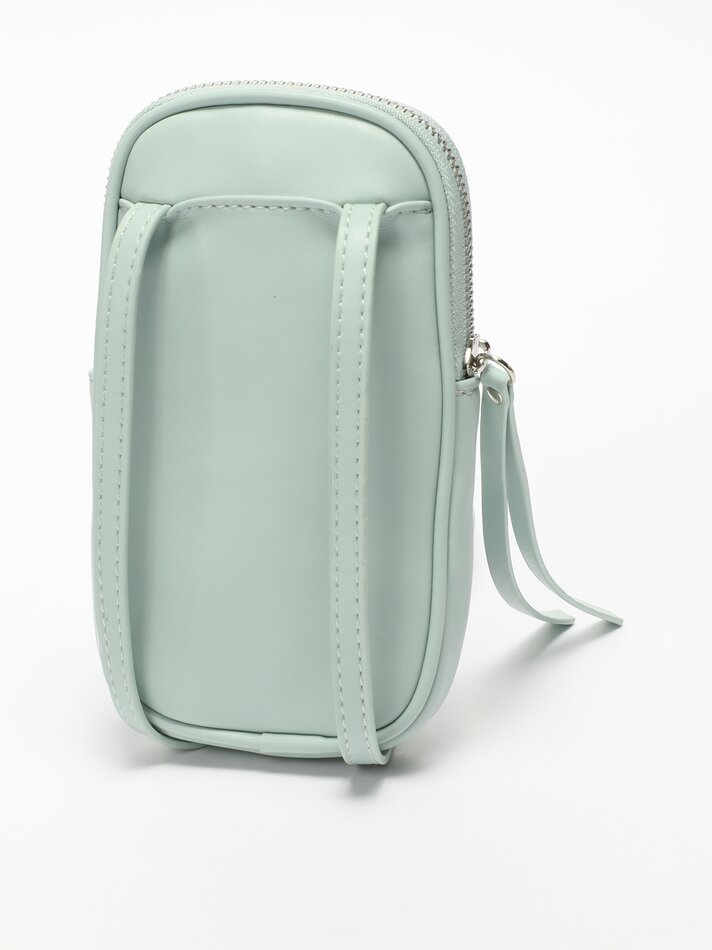 Capa acolchoada para celular - Verde