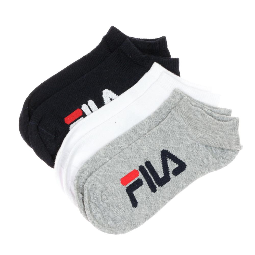 Fila x3 Socquettes Marine/Gris/Blanc Enfant Fila Calza Invisible