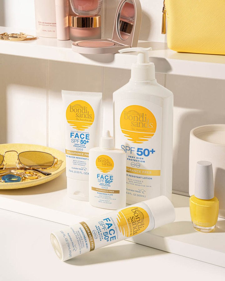 Bondi Sands SPF50+ Fragrance Free Face Mist 60g