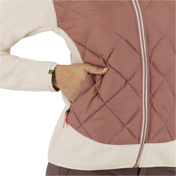 Doudoune ski de randonnée KARPOS MARMAROLE RETRO W JKT DECO ROSE/OAT