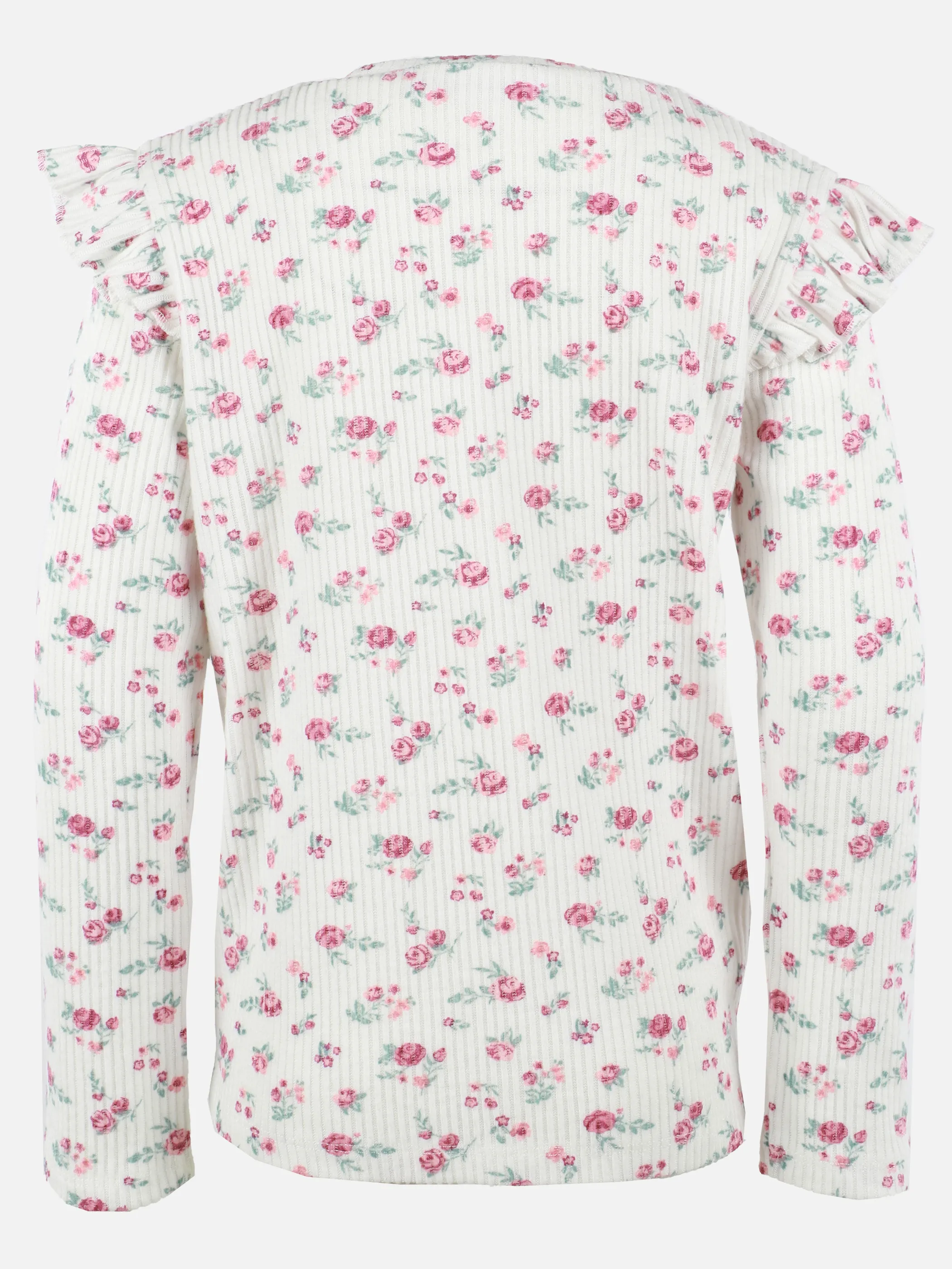 Mädchen Longsleeve mit Blumenprint