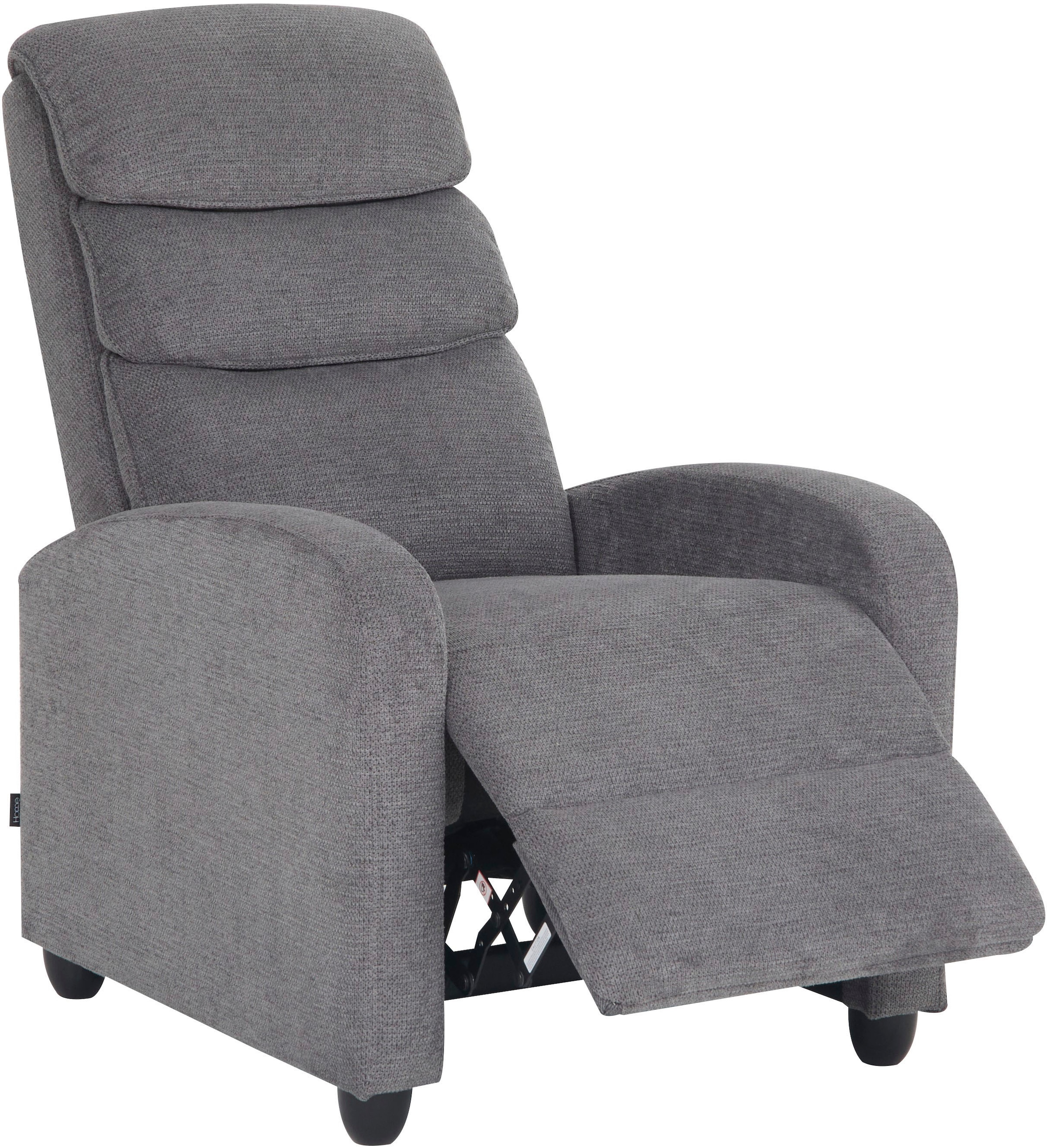 Home affaire Relaxsessel »BERVILLE, TV-Sessel, Ruhesessel mit Schlaffunktion, Webstoff« Liegesessel mit manueller Relaxfunktion