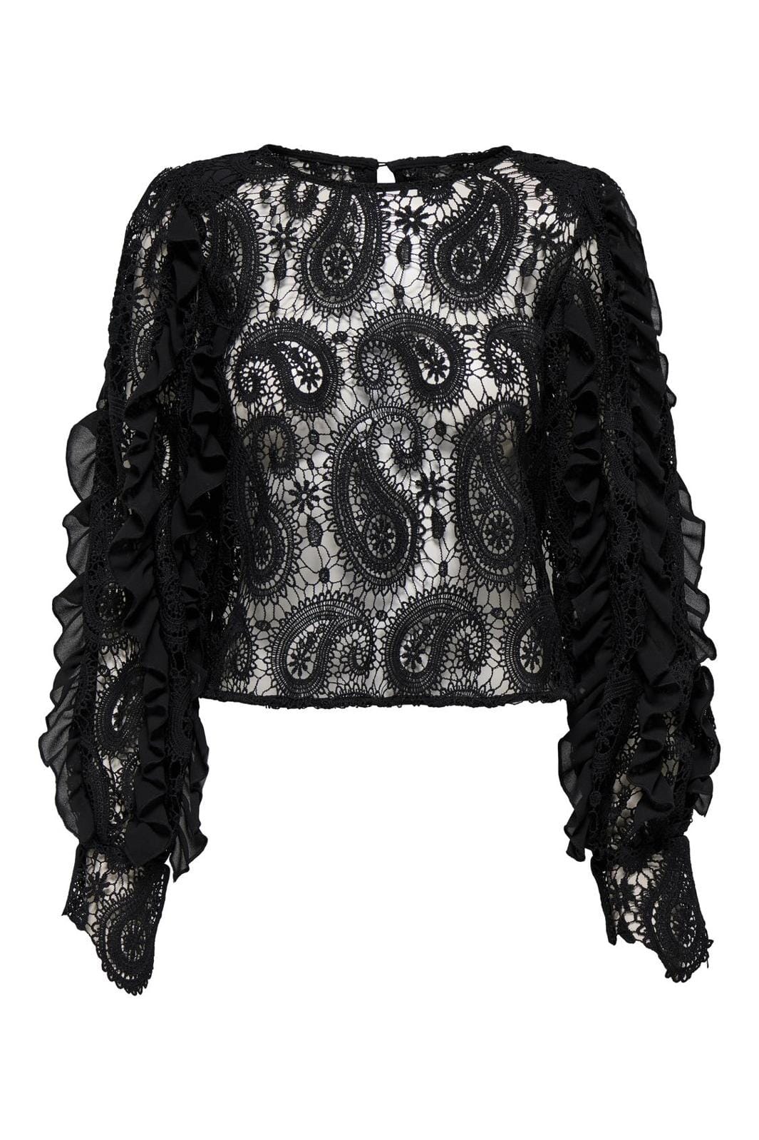 Only Onlhallie Ls Lace Top