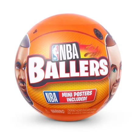 Zuru 5 Surprise NBA Ballers Capsule, 1 Original verschlossener Karton mit 12 Kapseln