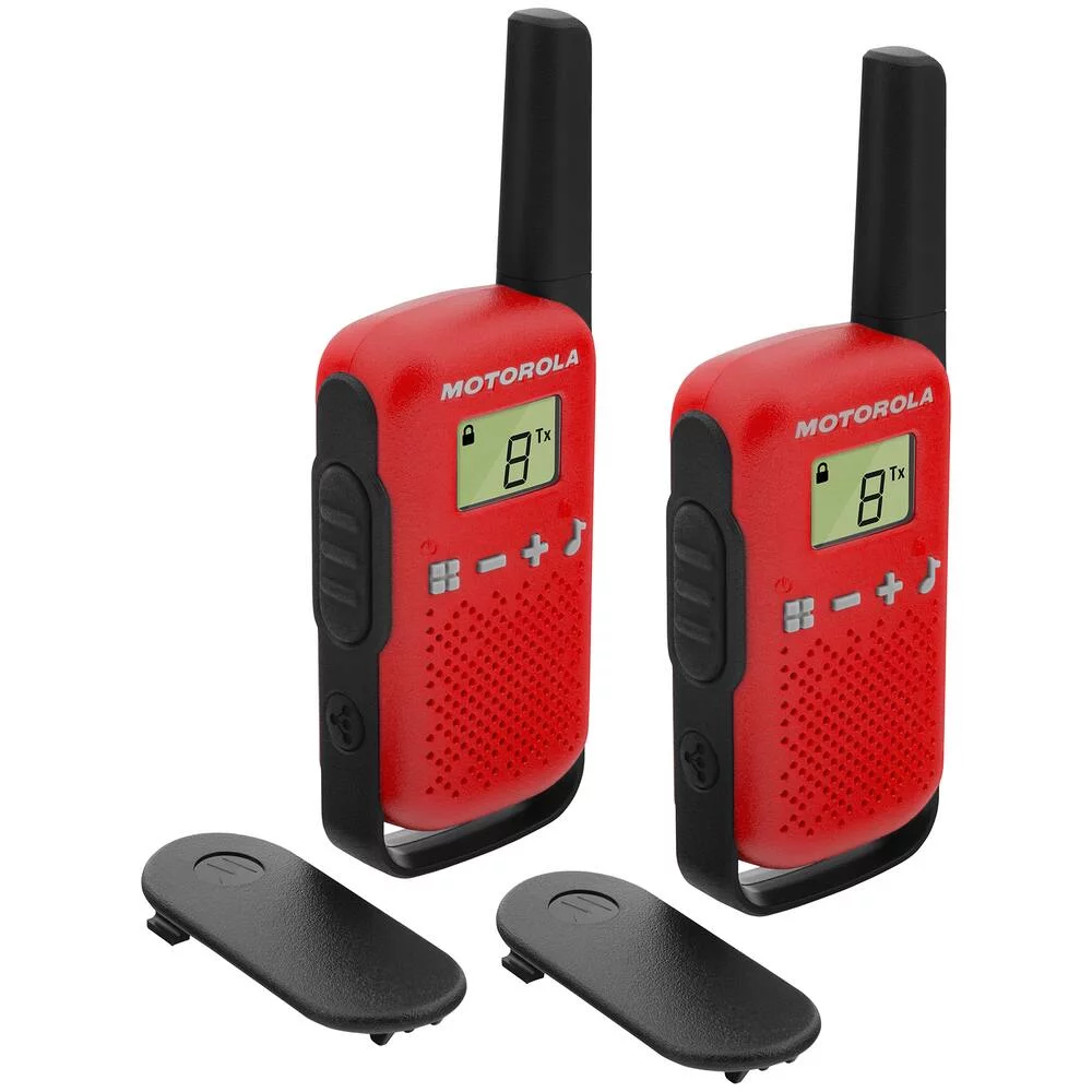 MOTOROLA - TALKIES WALKIES T42 ROUGE