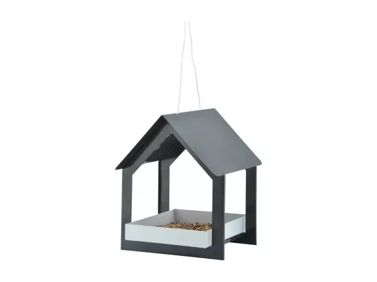 Mangeoire suspendue anthracite/blanc - Esschert Design
