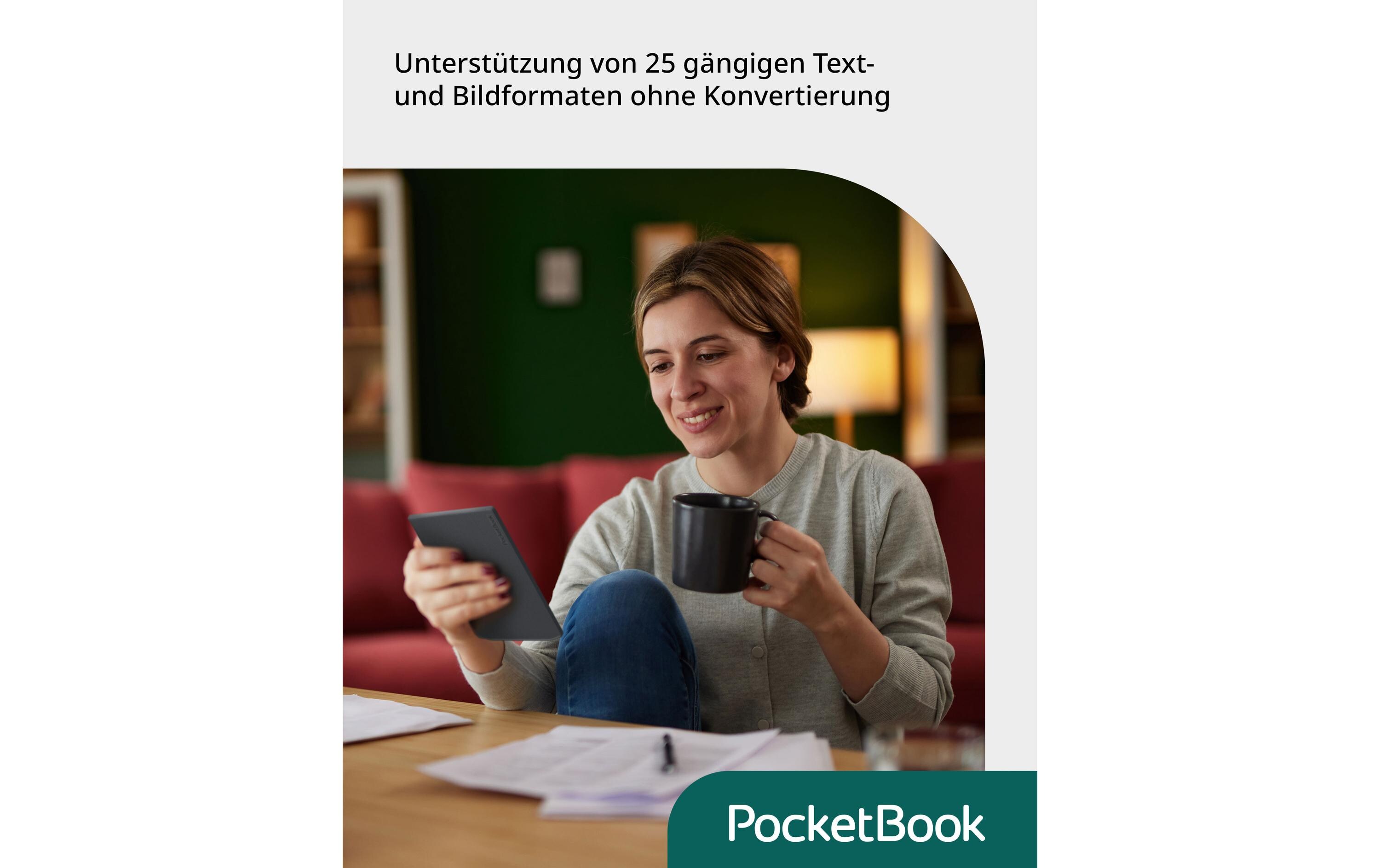 E-Book Reader Verse Lite Midnight Grey<br>6 Zoll E-Book Reader mit 8 GB Speicher und E-Ink Carta Bildschirmtechnologie