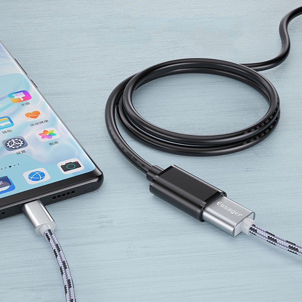 (1m) USB A auf USB 3.0 A-Buchse Verlängerungskabel Adapter Kabel - Schwarz