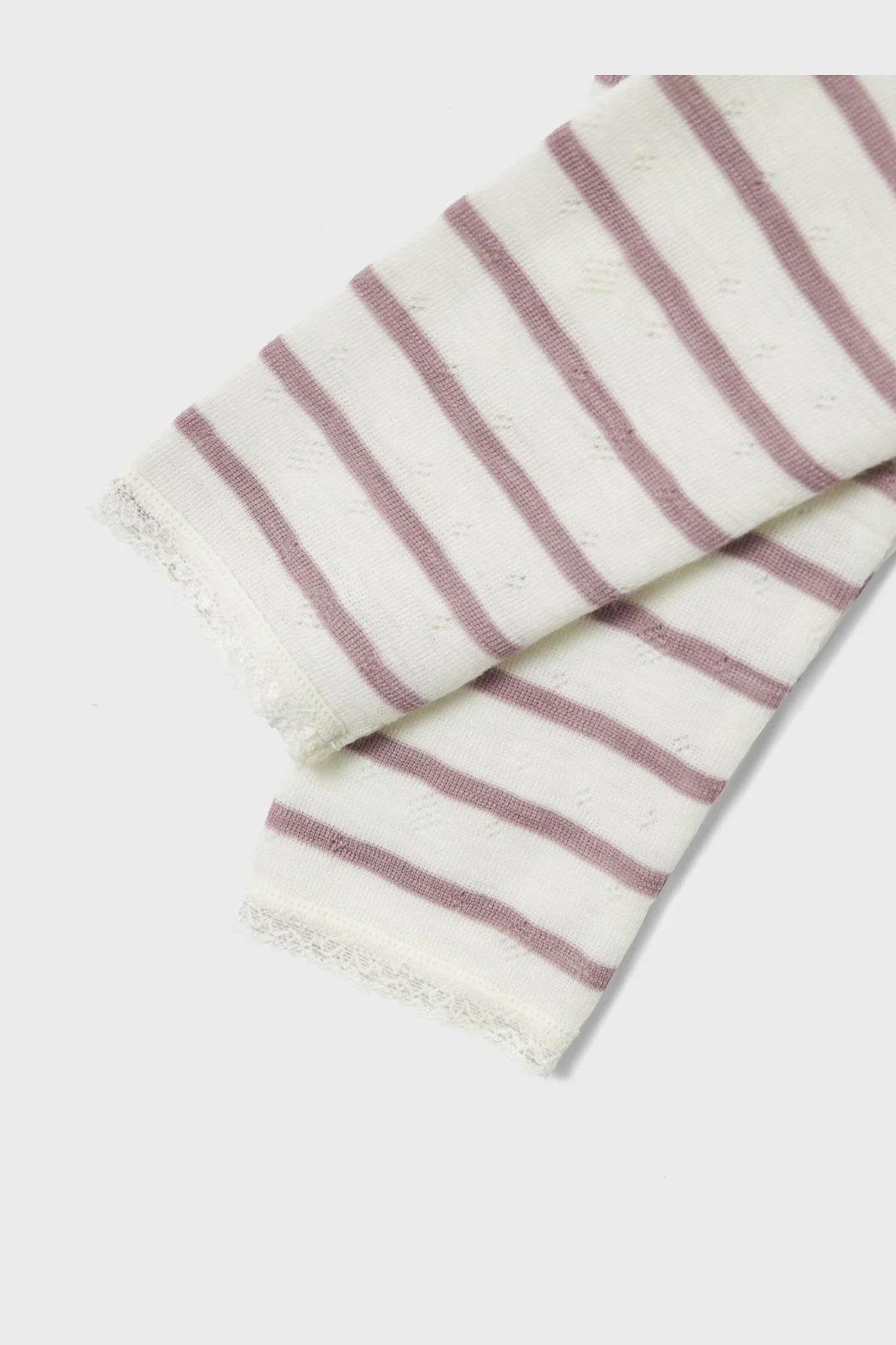 Name It Nmfwang Wool Needle Legging 4475080 snow white purple dove