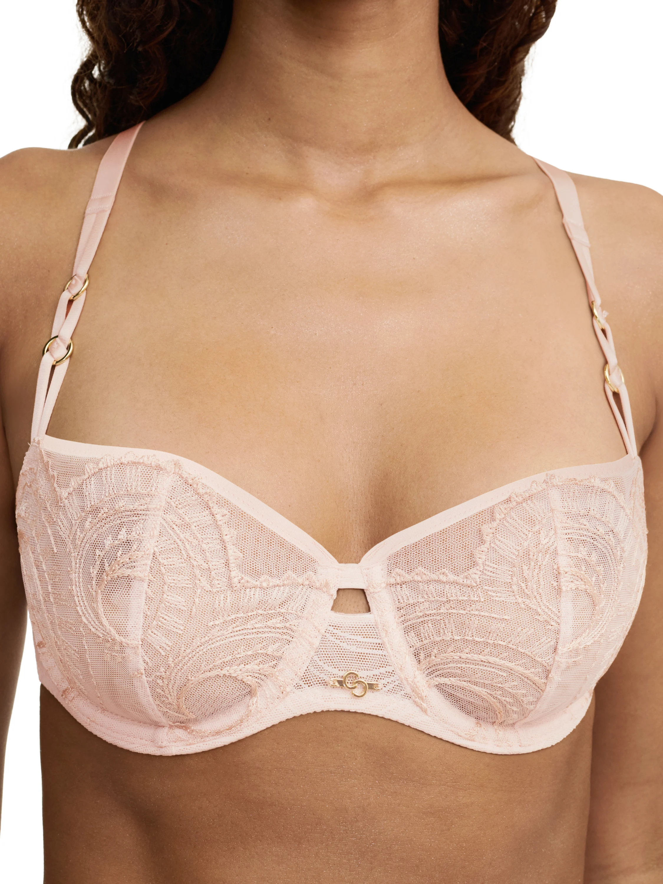 MYSTIC DREAM - Soutien-gorge corbeille broderie | Rose