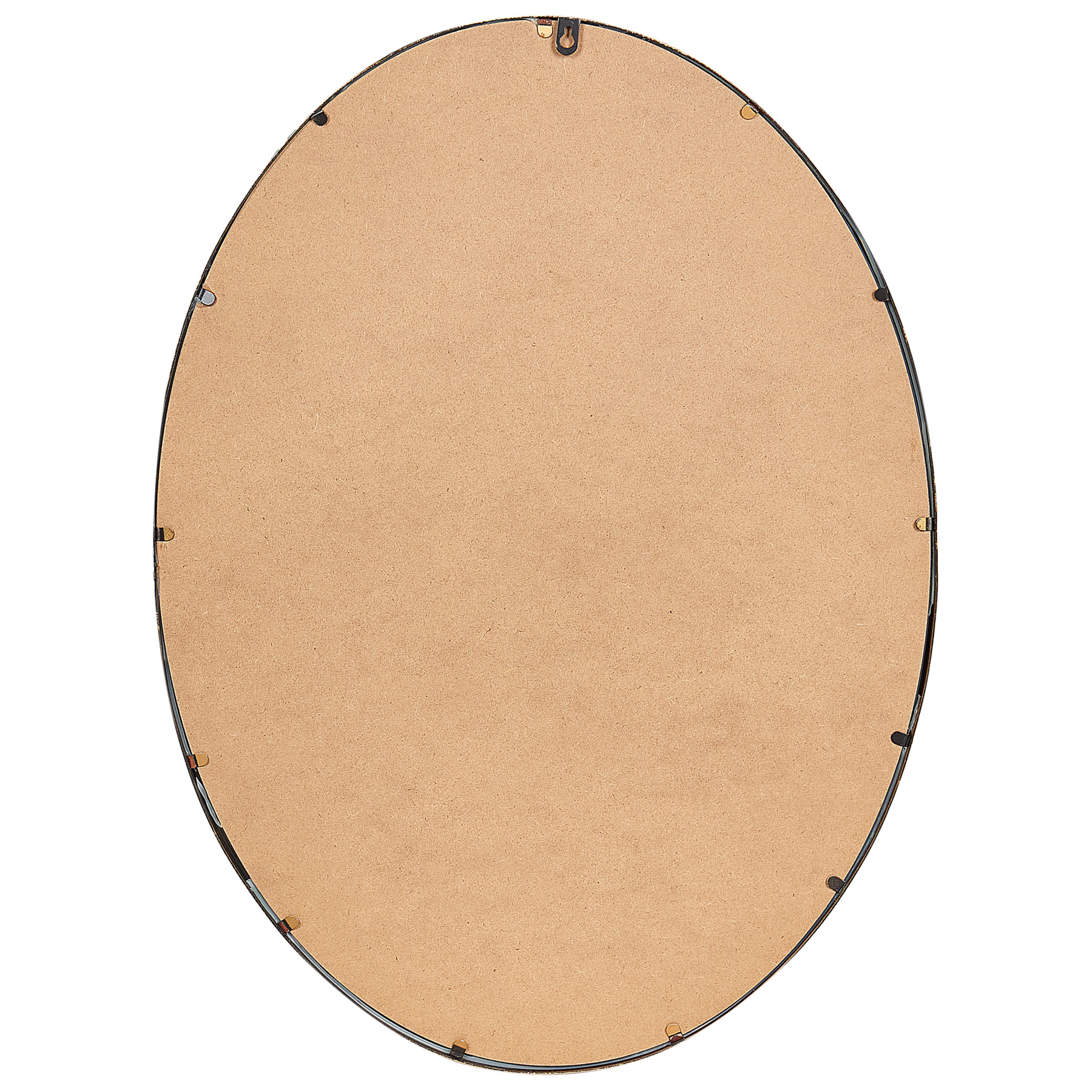 Beliani - OUVEA - Wandspiegel - Goud  - Hars
