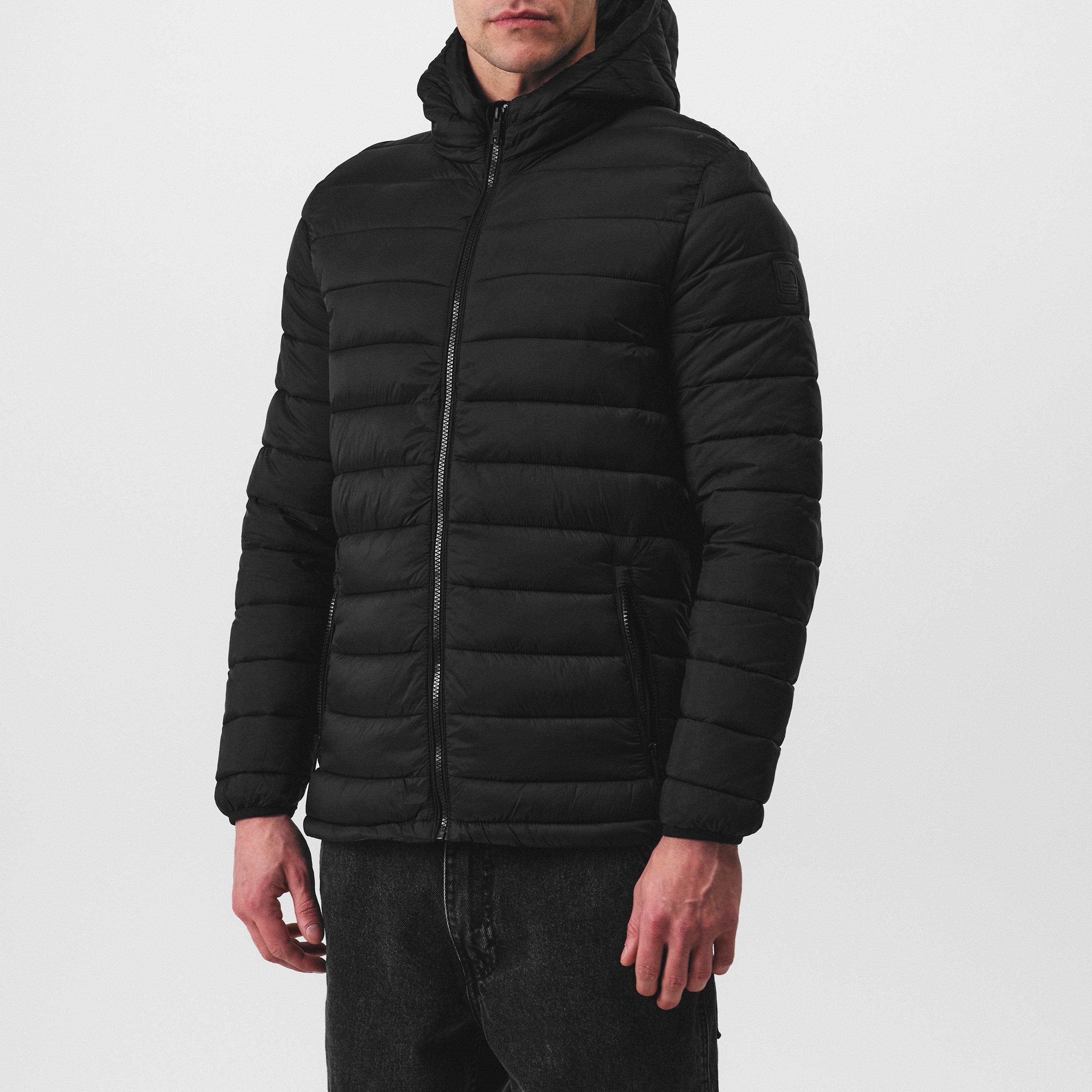 SoulCal Micro Bubble Hooded Jacket Mens