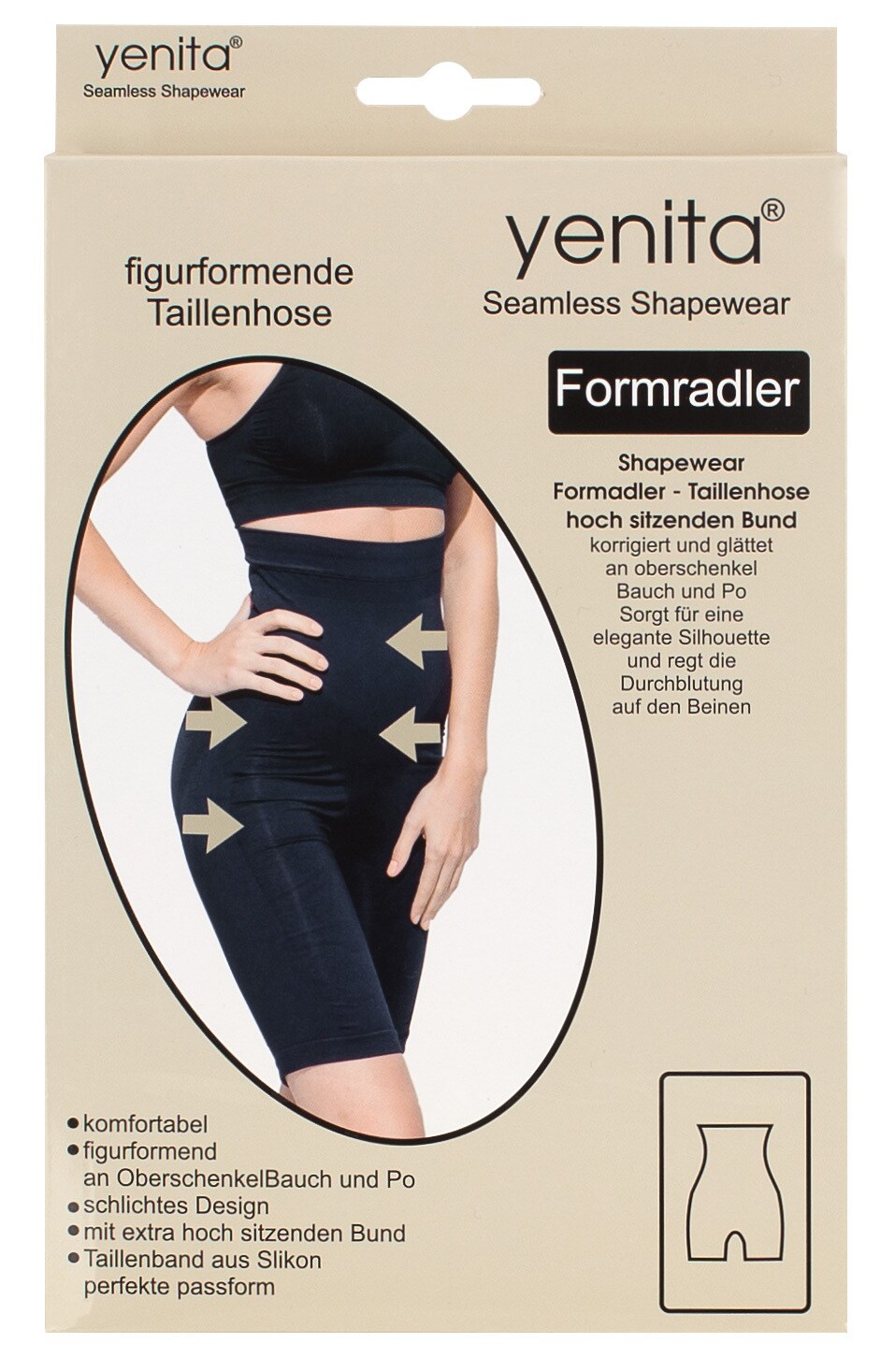 Yenita® Miederhose figurformende Taillenhose mit Bein