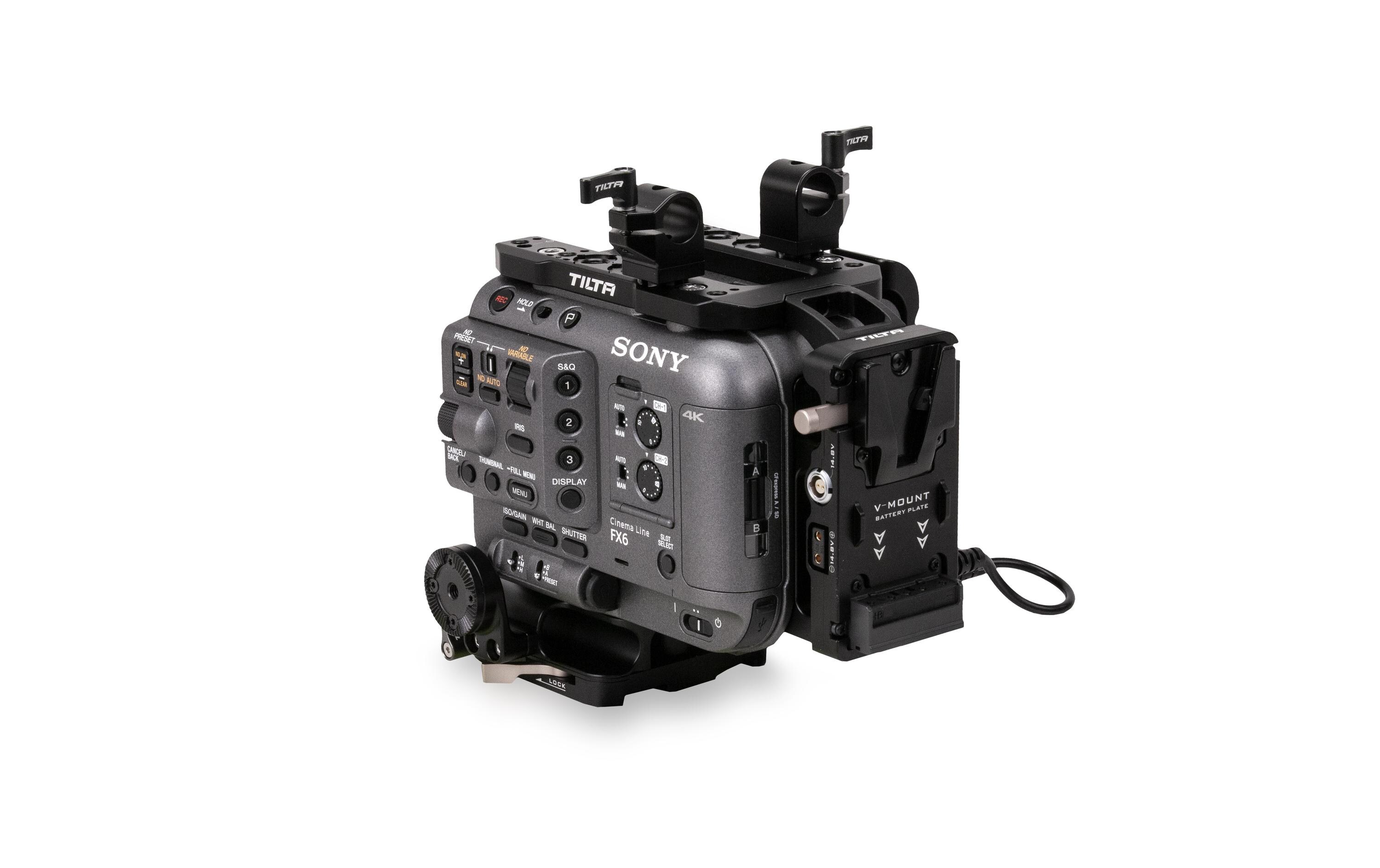 Cage Advanced Kit für Sony FX6<br>Multifunktionale Aufsatzplatte für Sony FX6 mit V-Mount