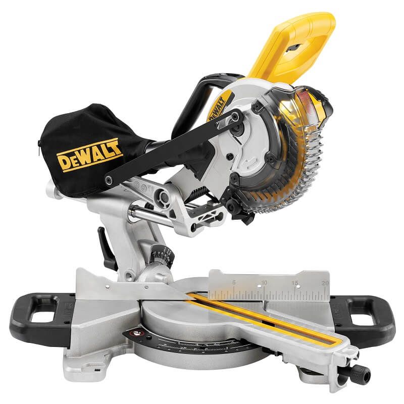 DeWALT DCS365N 18V Li-ion accu telescopische afkort- en verstekzaagmachine body - 184 mm