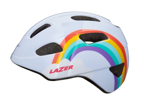 Lazer Pnut Kineticore Børne Cykelhjelm, Rainbow
