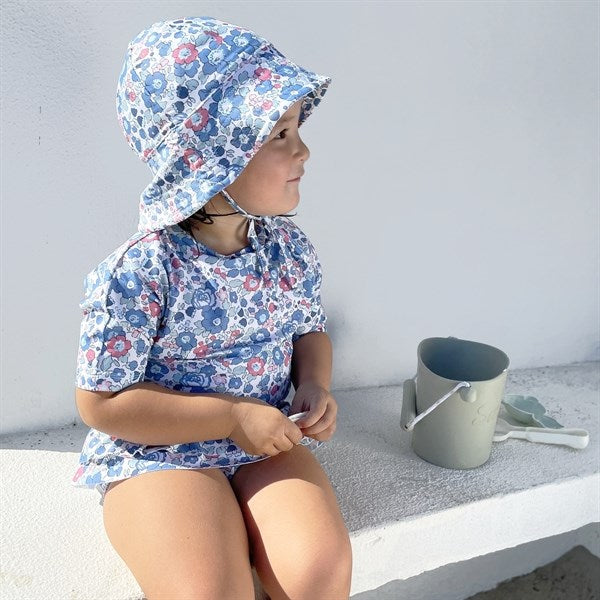 Køb Petit Crabe Betsy B Luna Boatneck Badebluse Liberty© fabric
