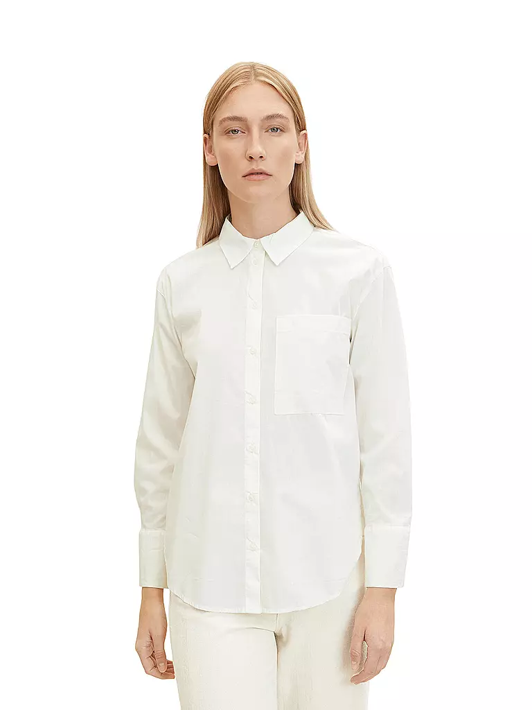 TOM TAILOR Bluse weiss