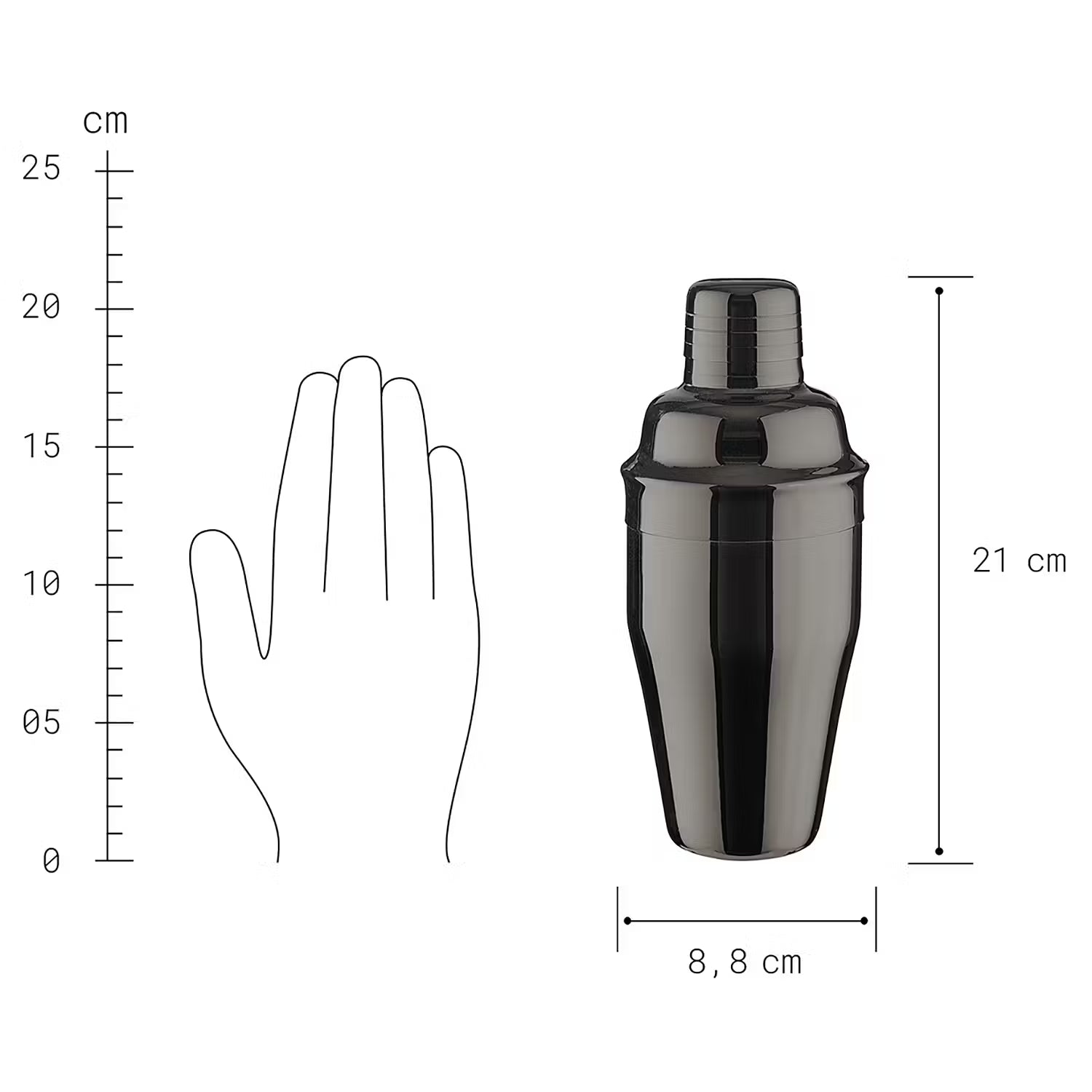 MANHATTAN Cocktailshaker 6er-Set