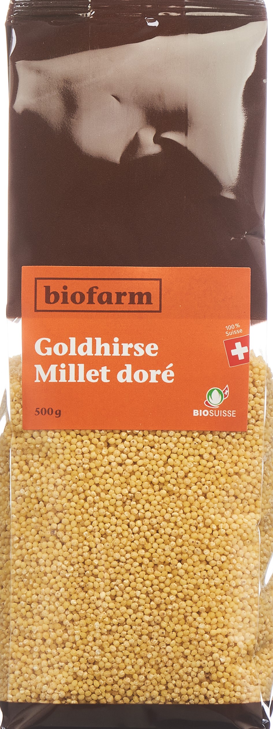 Biofarm Schweizer Goldhirse<br>500 g, Beutel, Knospe