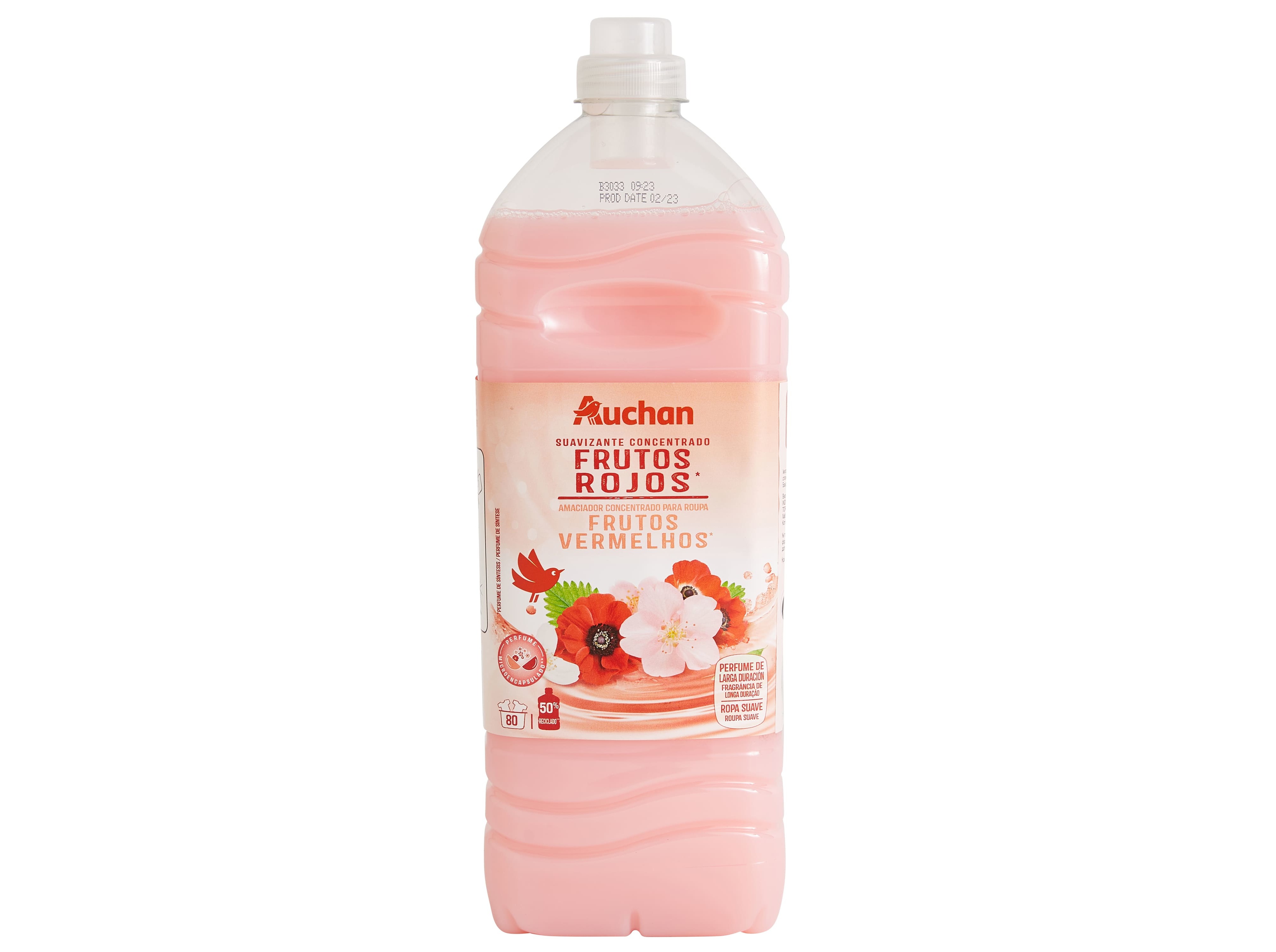 AMACIADOR CONCENTRADO AUCHAN FRUTOS VERMELHOS 80 DOSES