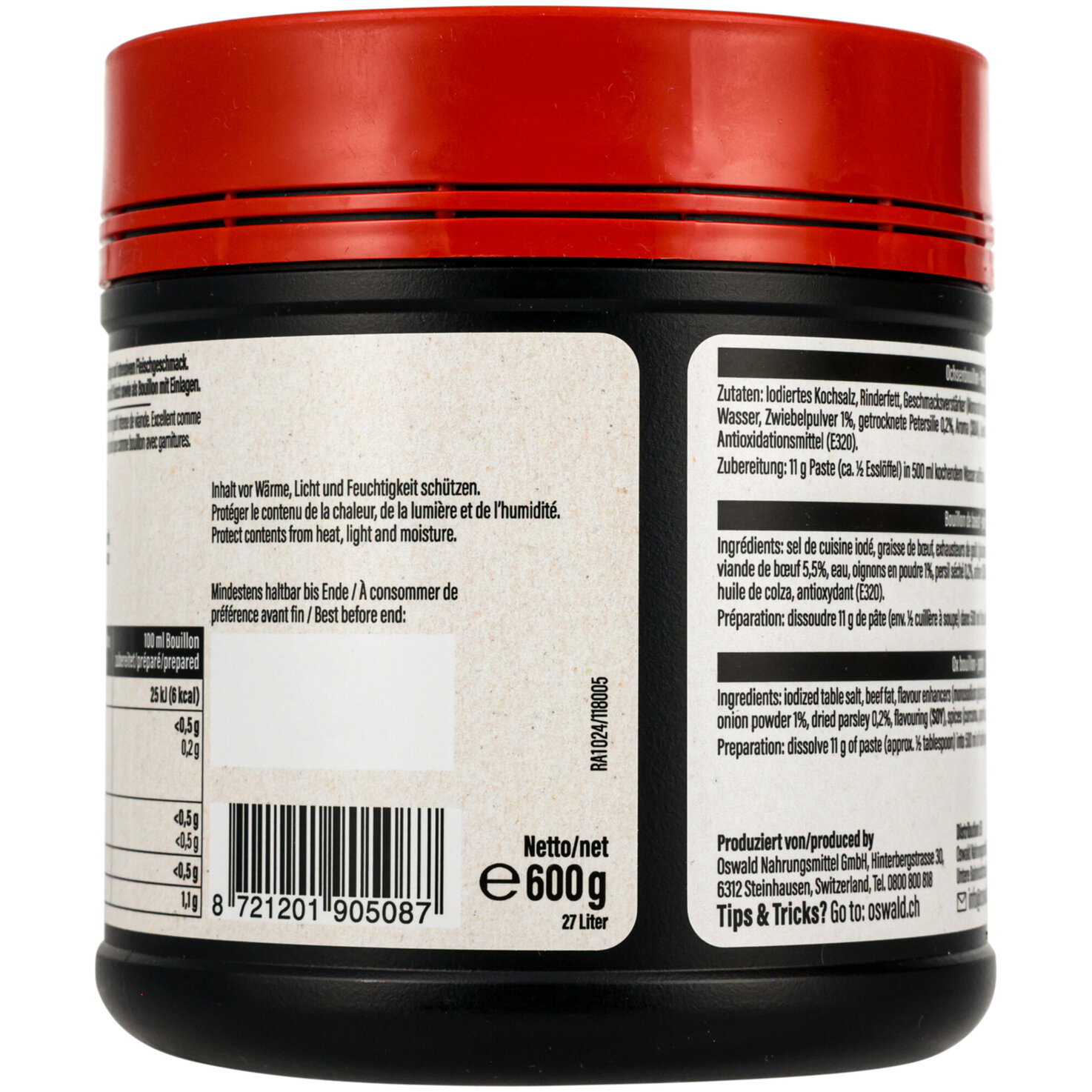 Oswald Ochsenbouillon Paste